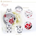 Γυναικείο ρολόι Kimio Flower Heart με κρύσταλλα Swarovski - 6