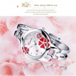 Γυναικείο ρολόι Kimio Flower Heart με κρύσταλλα Swarovski - 8