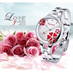 Γυναικείο ρολόι Kimio Flower Heart με κρύσταλλα Swarovski - 9